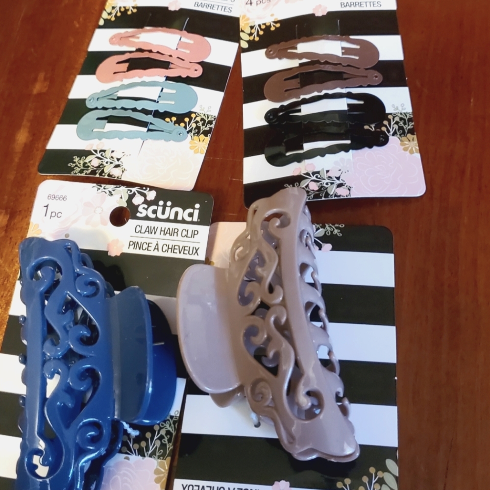 Hair clips and barrets